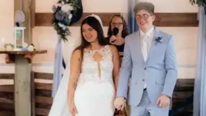 Kimberly Laprad and Jayden Sink thought their wedding might end up as little more than
