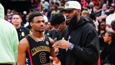 LeBron scored 16 points, and Bronny played 2 minutes and 41 seconds with one rebound