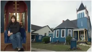 Whitney Anderson, 45, bought a 128-year-old abandoned church in Michigan for $45,000 and is