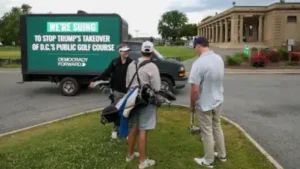 Washington’s East Potomac Golf Links is facing another round of tree removals as the Trump