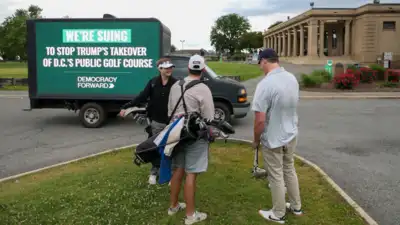 Washington’s East Potomac Golf Links is facing another round of tree removals as the Trump