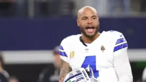 Dak Prescott , the Dallas Cowboys’ star player and popular quarterback, saw his wedding to ex