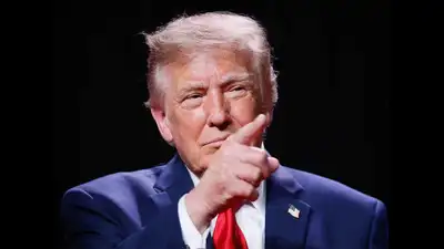 “We’ll do a little stopover,” Trump said