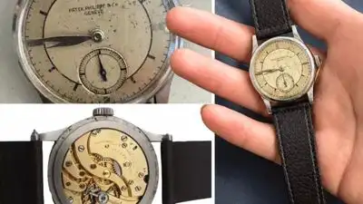 A 1930s Patek Philippe watch found in a Cornwall house clearance sold for nearly 12 times its lower