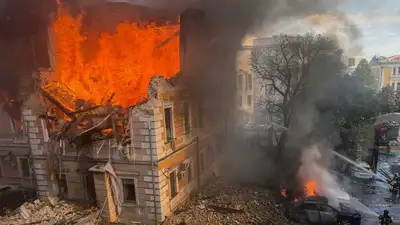 Russia said on Saturday it would continue to carry out targeted retaliatory strikes on Kyiv