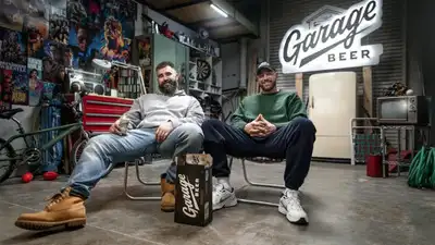 Backed by NFL stars Jason and Travis Kelce , the light beer brand has expanded beyond its