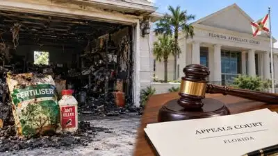 In 2018, fertiliser and ant killer in a Florida garage spontaneously combusted; appeals court