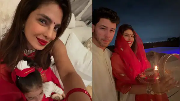 To complete her traditional Karwa Chauth fast for Nick Jonas, Priyanka Chopra opted
