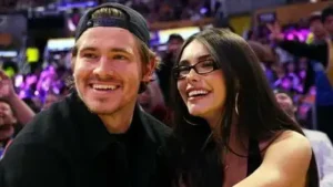 Madison Beer told a podcast that Justin Herbert "came into my life at the right time" Getty