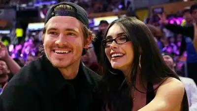 Madison Beer told a podcast that Justin Herbert "came into my life at the right time" Getty