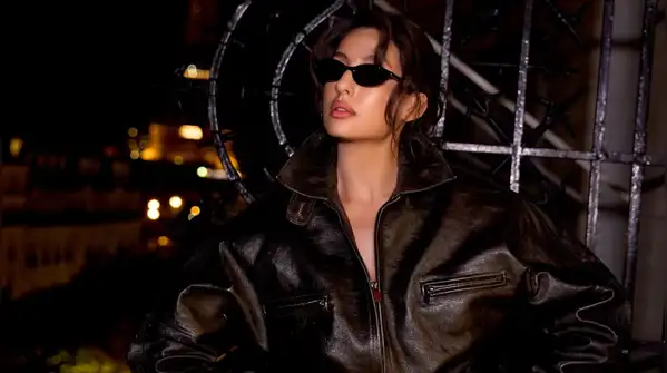 Nora Fatehi's Magda Butrym moment is what happens when leather receives a Parisian upgrade