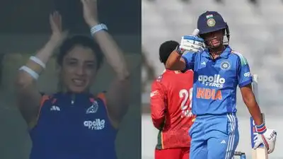 Newly appointed India captain Smriti Mandhana was among those applauding Harmanpreet Kaur