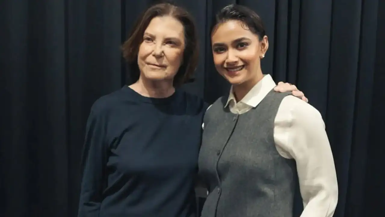 At her debut in Milan Fashion Week, Keerthy Suresh turned heads in a chic grey suit that exuded