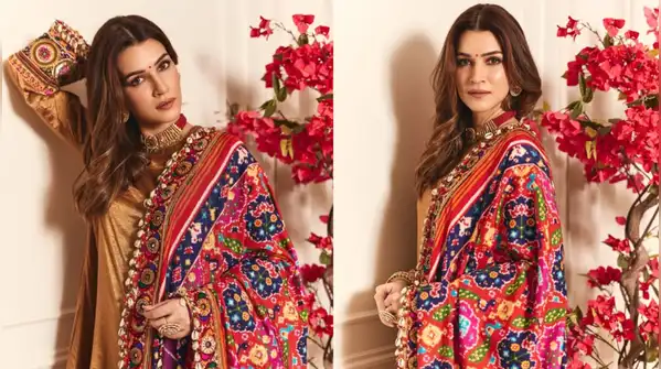From Gujarat's weaving to the mirror embellishments, Kriti Sanon’s latest ethnic outfit