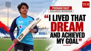 Poonam Raut 86 Because she had stopped wanting to play for India, when Raut announced