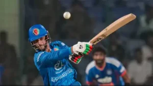 Omarzai continued his assault before being dismissed in the 19th over, having already produced