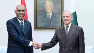 In Pakistan, Maldives President Mohamed Muizzu calls for early Saarc summit