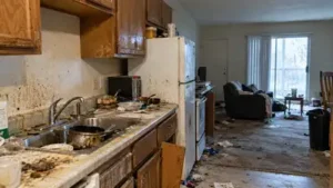 An Indiana landlord won $6,200 from a former tenant after claiming extensive apartment damage