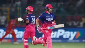 Rajasthan Royals' Lhuan-dre Pretorius and Dhruv Jurel (Reuters)