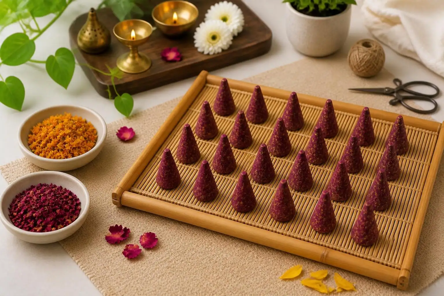 And the next time you look at a pile of dried marigolds or rose petals sitting after pooja
