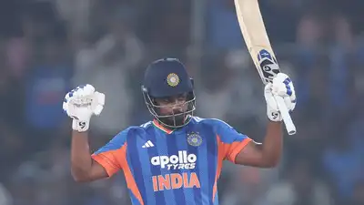 Abhishek Sharma, who had 141 sixes at the time of filing, is third on the list, while Hardik