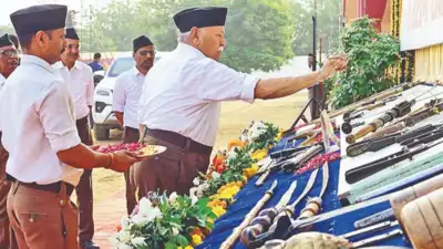 Bhagwat, speaking at the annual Vijaya Dashmi event at Nagpur's Reshimbagh ground that also