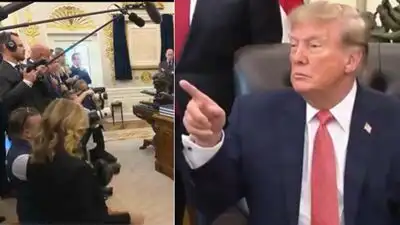 Trump snaps at Independent reporter Andrew Feinberg, asking, “Are you a sick person?”