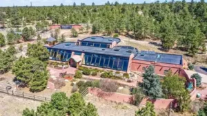 Colorado couple spent nearly three years building an earth home from 1,500 recycled tyres and mud