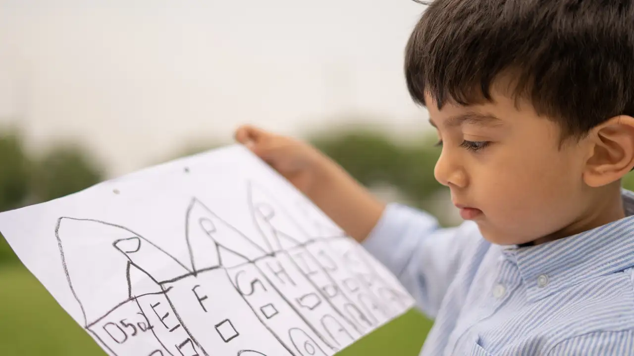 Psychology argues children who keep restarting a drawing until it looks 'right' may be showing more