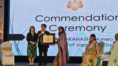 Nirmala Agarwal, hailing from Hyderabad, has received the prestigious Consul General's