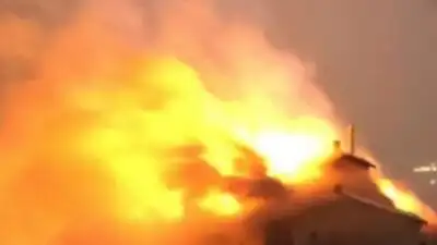 Flames engulf Germany’s Eagle’s Nest, built as a teahouse for Adolf Hitler, with police