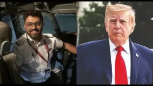 US President Donald Trump has hailed Indian Flydubai captain Smit Machchhar as “a hero”
