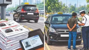 A Delhi cab driver received 208 traffic challans totaling over Rs 4.1 lakh in fines