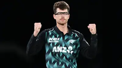 New Zealand captain Mitchell Santner etched his name in the record books during the fourth T20I