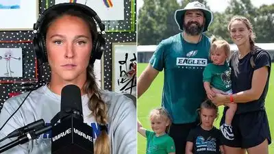 Kylie Kelce had little patience for strangers questioning why her family owns several