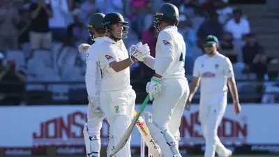 Josh Inglis and Alex Carey stitched together an unbeaten fifth-wicket partnership of 145 runs