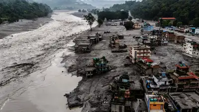 Nepal braces for another 'large flood' as authorities issue warning along Budhi Gandaki River