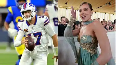 Josh Allen and wife Hailee Steinfeld (Imagn Images)