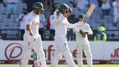 Centuries from Ryan Rickelton and Wiaan Mulder put South Africa in a commanding position