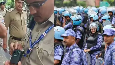 CJP protest: Police deploy forces with bodycams at Jantar Mantar, Dipke argues 'govt waging war