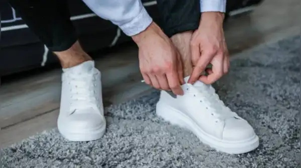 White sneakers can look worn out after just a few weeks of regular use
