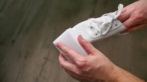 White sneakers can look worn out after just a few weeks of regular use