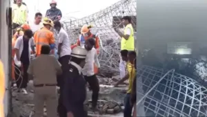 Three bodies were recovered after a slab of an under-construction house collapsed in northeast