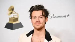 Harry Styles arrived at Madison Square Garden on Tuesday night for the Knicks’ season opener