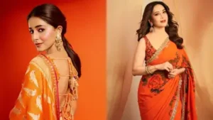 Orange is the traditional colour associated with Day 1 in the commonly followed Navratri colour