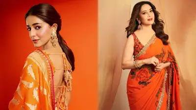 Orange is the traditional colour associated with Day 1 in the commonly followed Navratri colour