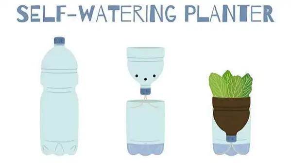 Most of us have a stash of empty plastic water bottles building up at home, and a balcony