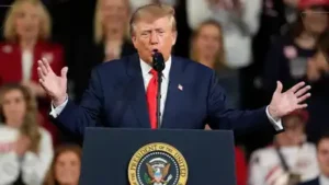 US President Donald Trump joked about renaming the Atlantic or Pacific Ocean as “Trump Ocean”