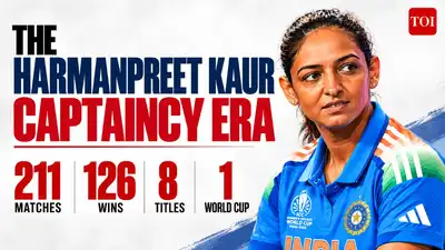 Harmanpreet Kaur's captaincy by numbers Harmanpreet stepped away after 14 years as India's
