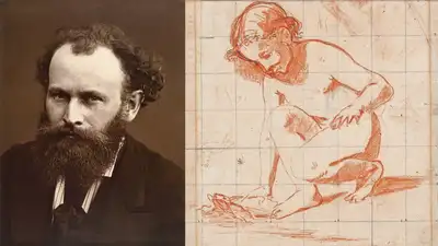 Artforum, by contrast, links the figure to a street urchin in Le Déjeuner sur l'herbe